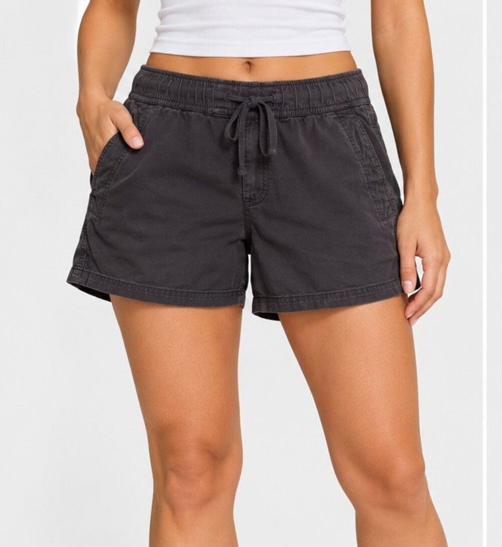 The North Face Women’s Shorts Size L Black Drawstring Hiking Outdoor